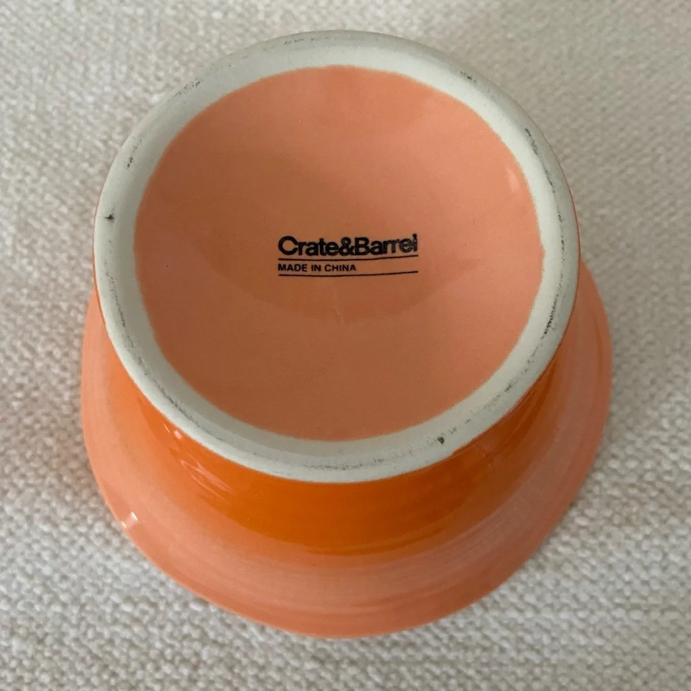 (2) Crate & Barrel bowls
